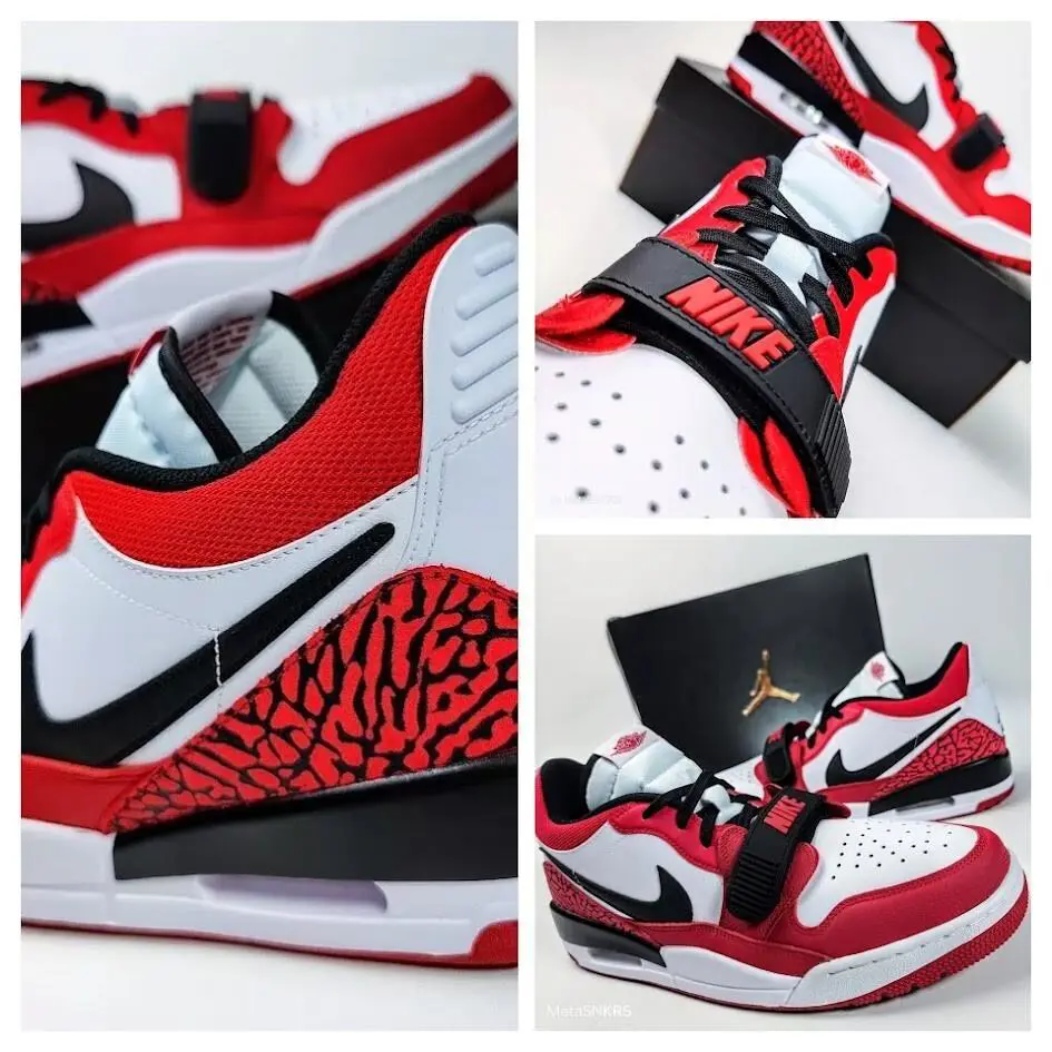 Nike shoes - Jordan Legacy 312 - Legacy - CD7069-116 - White, Manufacturer: White/Black/Gym Red 2