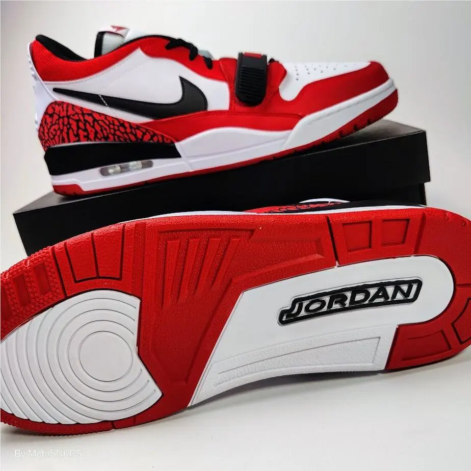 Nike shoes - Jordan Legacy 312 - Legacy - CD7069-116 - White, Manufacturer: White/Black/Gym Red 8
