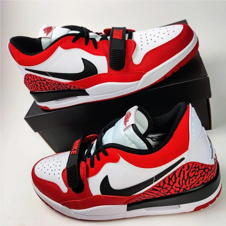 Nike shoes - Jordan Legacy 312 - Legacy - CD7069-116 - White, Manufacturer: White/Black/Gym Red 4