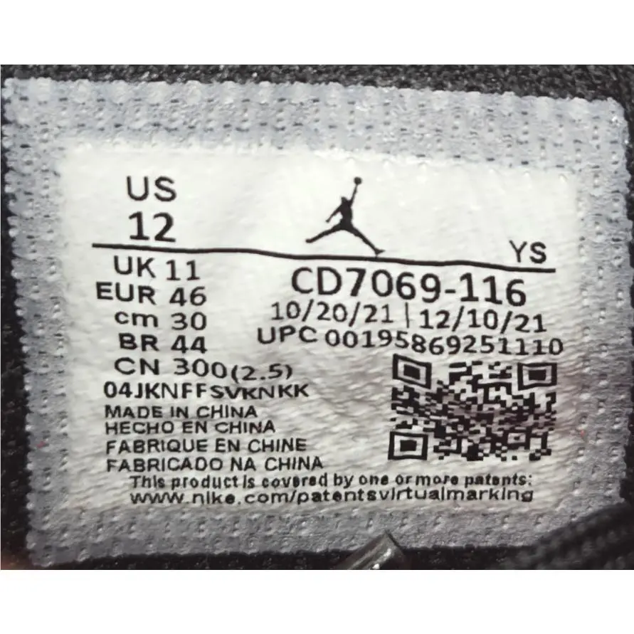 Nike shoes - Jordan Legacy 312 - Legacy - CD7069-116 - White, Manufacturer: White/Black/Gym Red 8