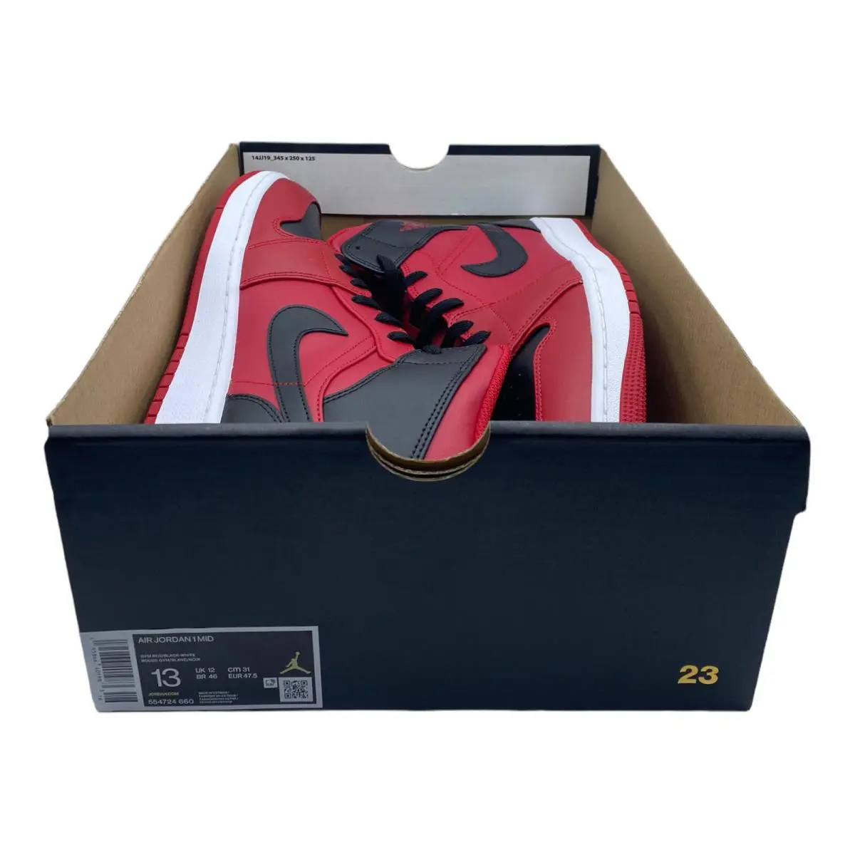 Nike shoes - Air Jordan 1 Mid - Air Mid - 554724-660 - Red 5