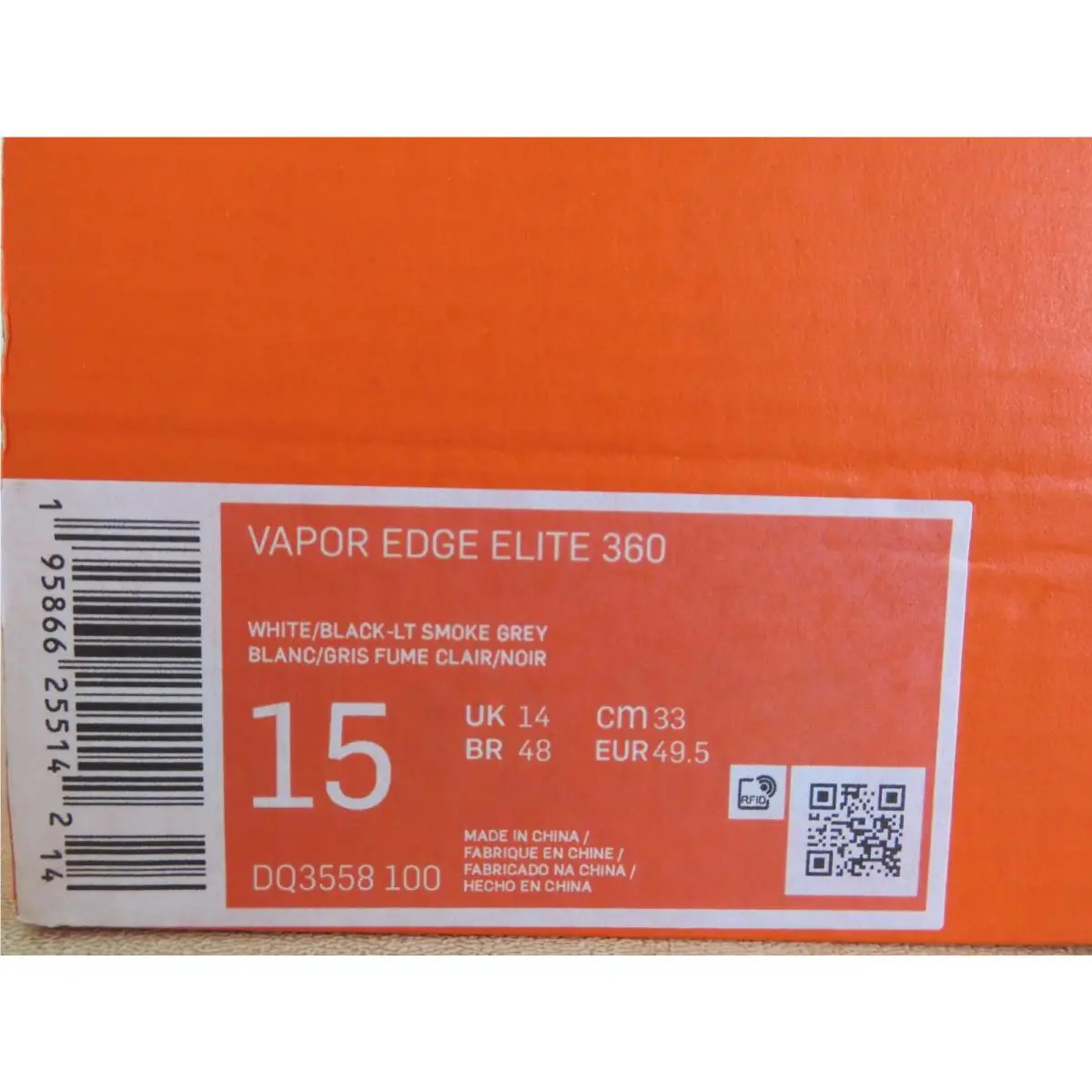 Nike shoes - Nike Vapor Edge Pro 360 - DQ3558-100 - White (UPC: 195866255142) 3