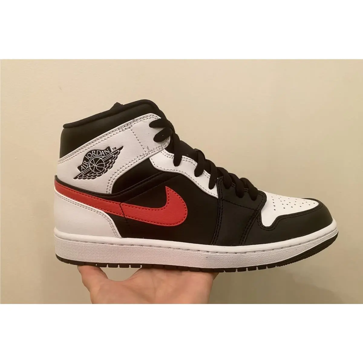 Nike shoes - Nike Air Jordan 1 - Air - 554724075 - White/Black/Red 5