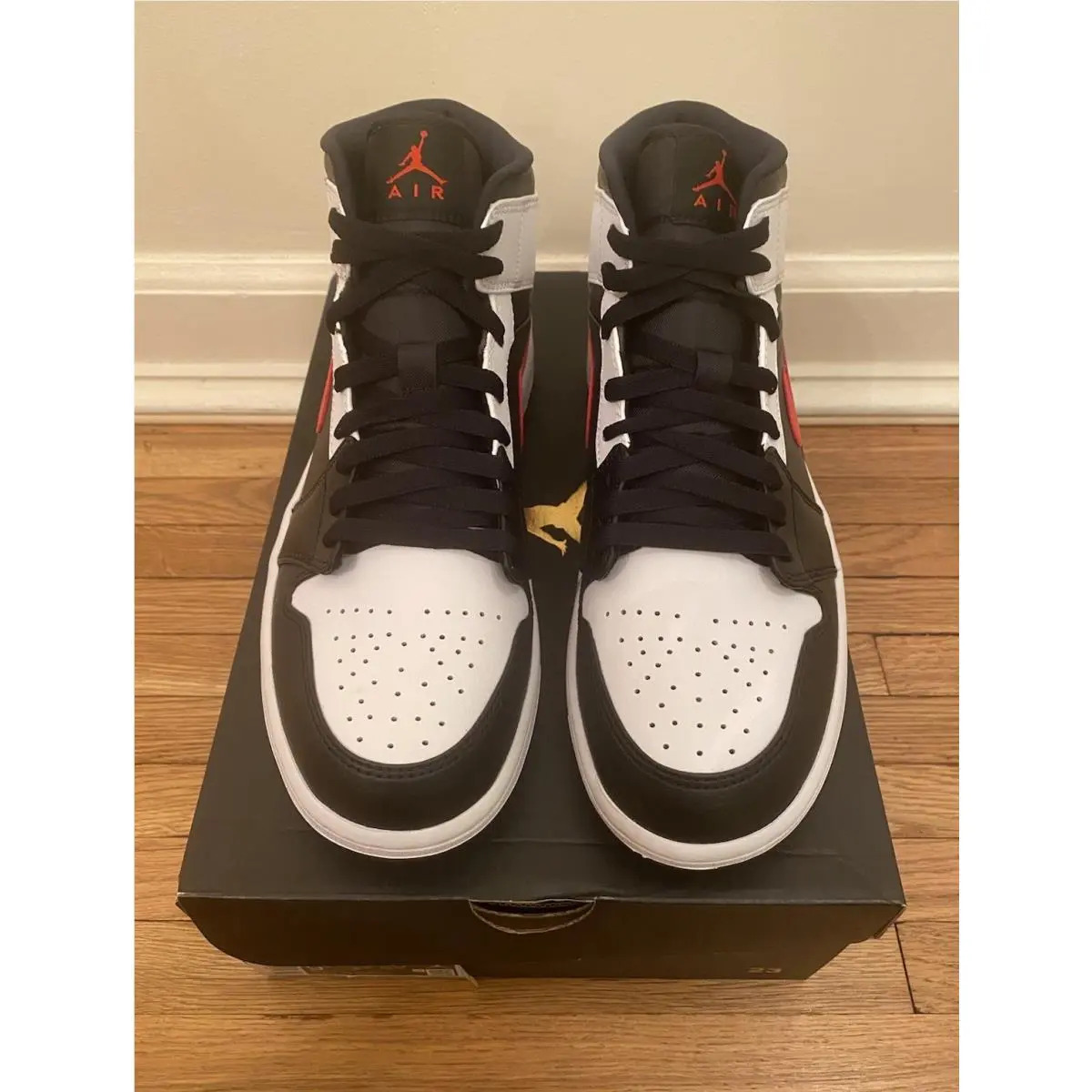 Nike shoes - Nike Air Jordan 1 - Air - 554724075 - White/Black/Red 7