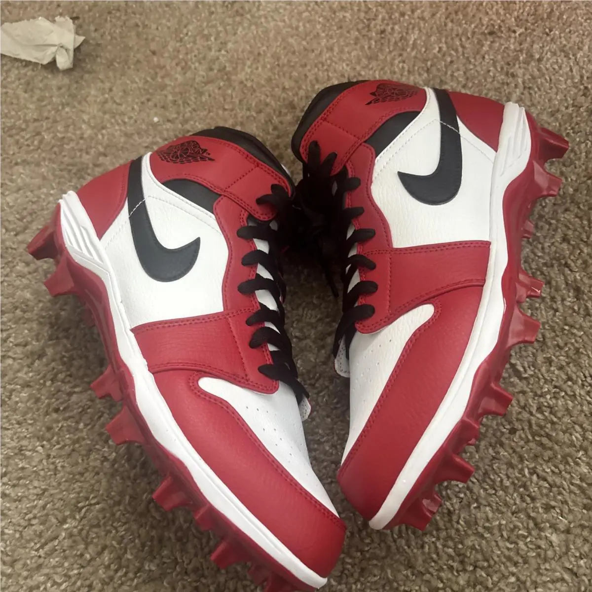 Nike shoes - Jordan 1 Mid TD - Mid - FJ6805106 - Red/White (UPC: 196604939287) 3