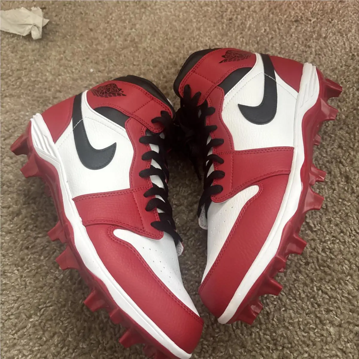 Nike shoes - Jordan 1 Mid TD - Mid - FJ6805106 - Red/White (UPC: 196604939287) 4