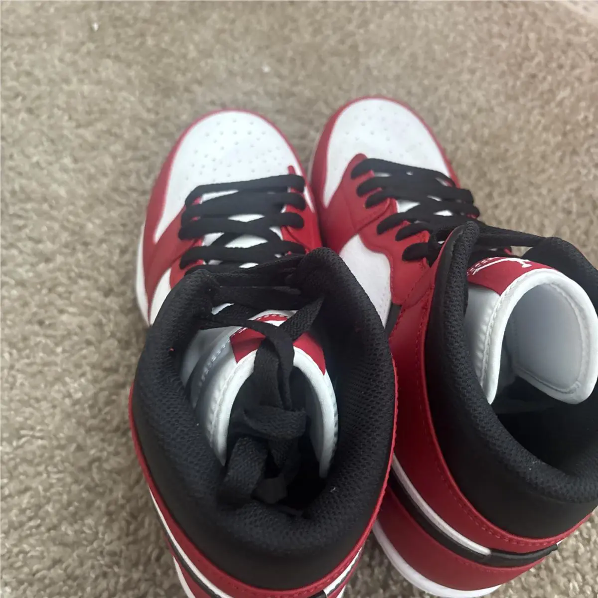Nike shoes - Jordan 1 Mid TD - Mid - FJ6805106 - Red/White (UPC: 196604939287) 5