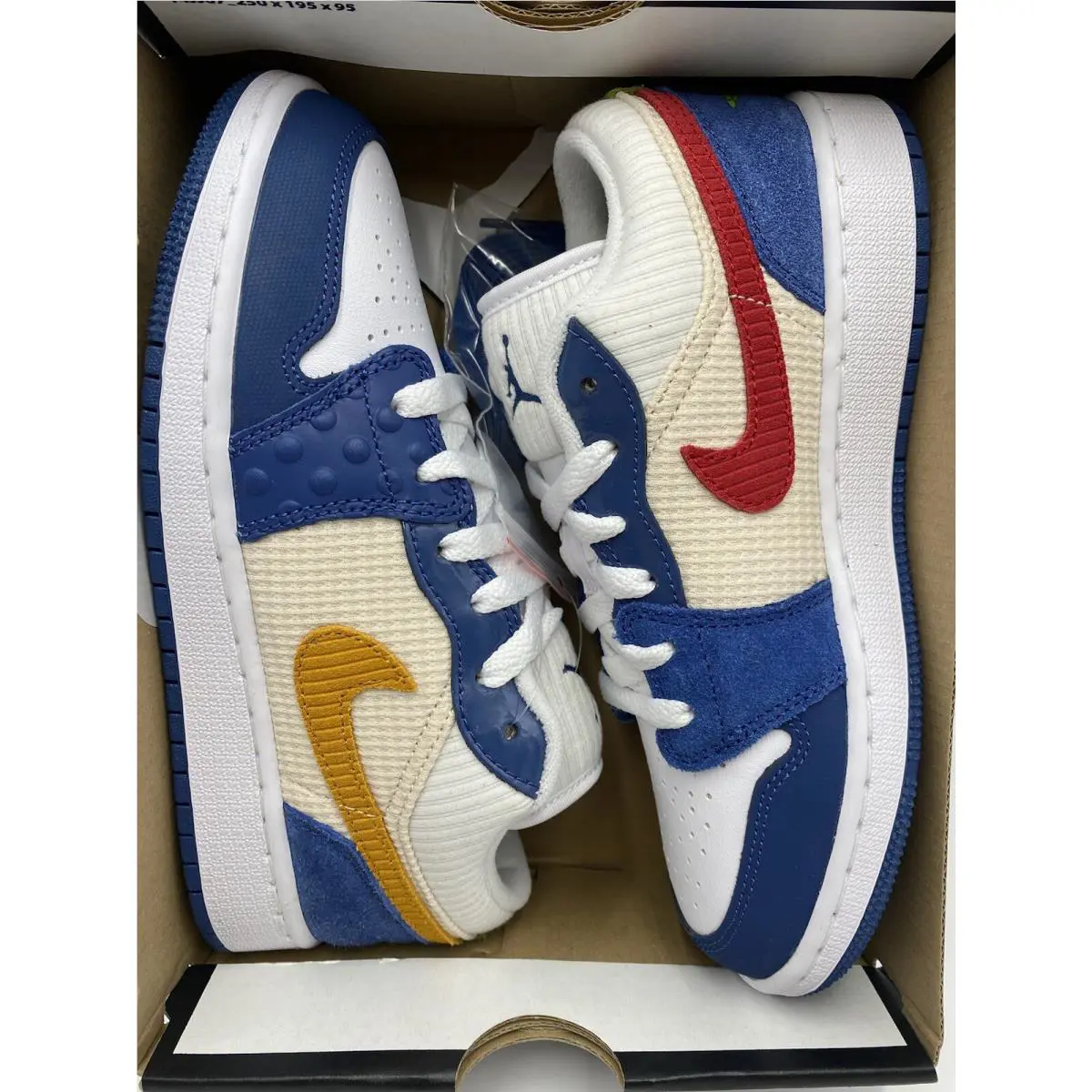 Nike shoes - Nike Jordan 1 - DR6960 400 - White/Blue (UPC: 196152253224) 6