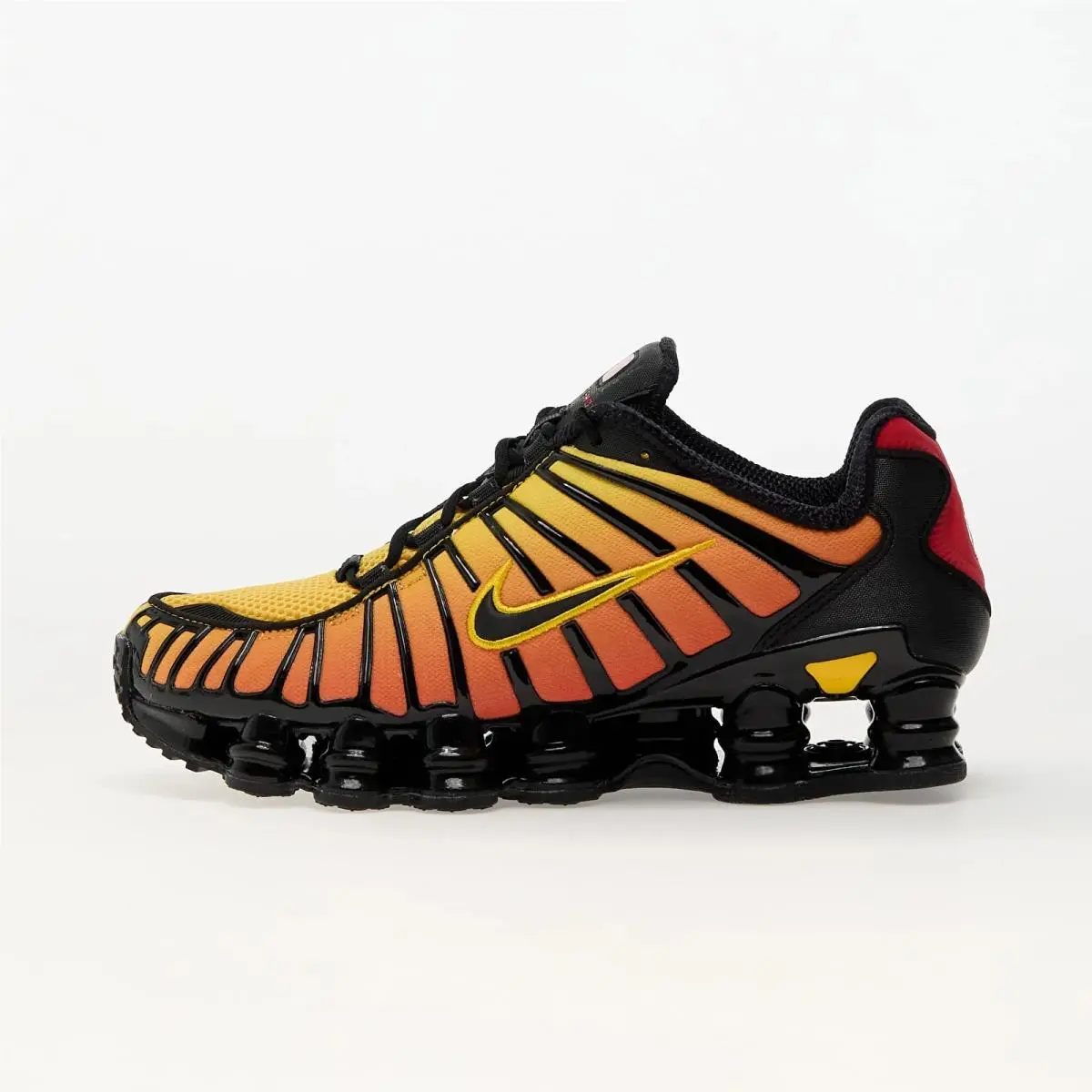 Nike Men Shoe Shox TL - Black / Black Amarillo / University Red Size 11.5 US