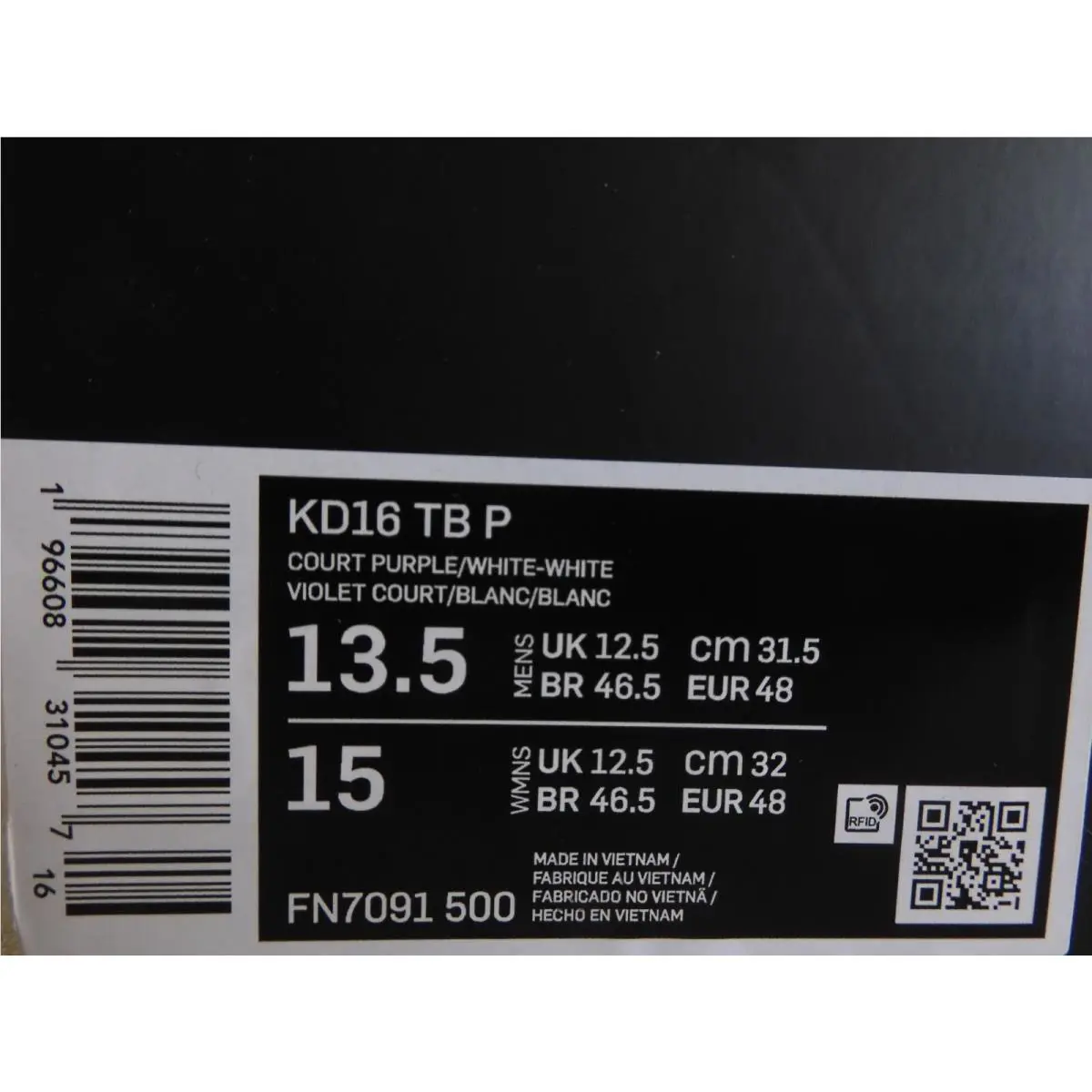 Nike shoes - Nike KD 16 - FN7091-500 - Purple (UPC: 196608310457) 3