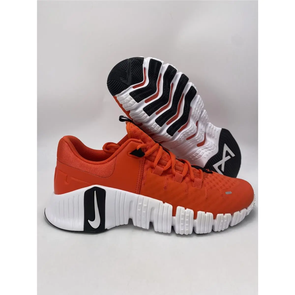 Nike Free Metcon 5 TB Team Orange White Black Shoes FN6616 802 Men`s Size 11.5