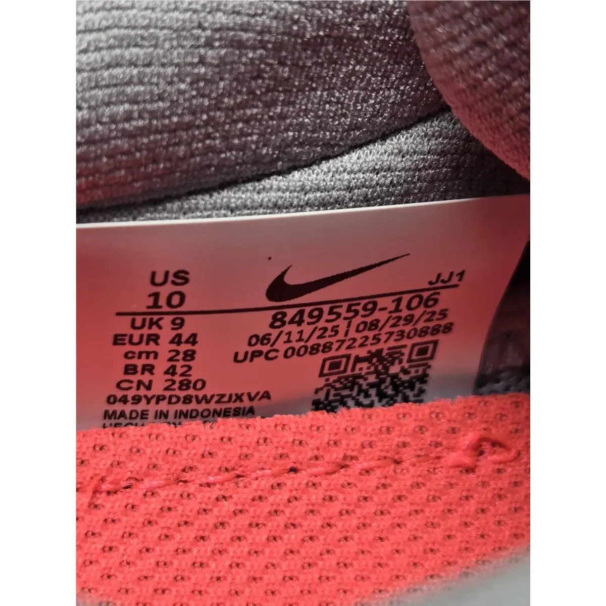 Nike shoes - Nike Air Max 2017 - Air Max - 849559-106 - Wolf Grey / Hot Punch 4