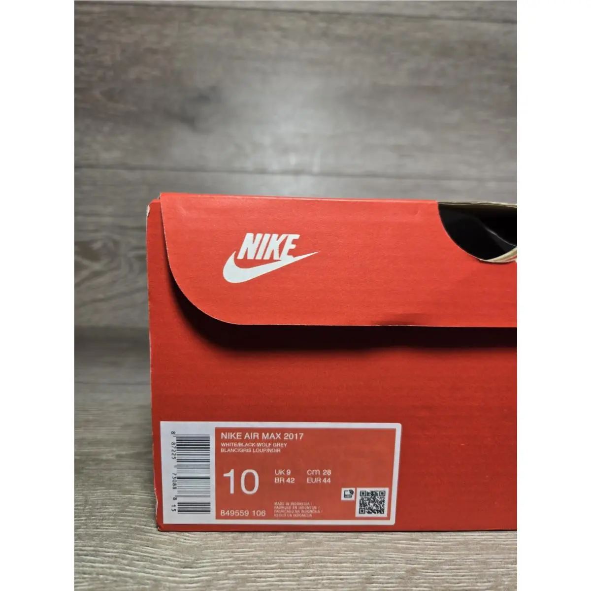 Nike shoes - Nike Air Max 2017 - Air Max - 849559-106 - Wolf Grey / Hot Punch 5