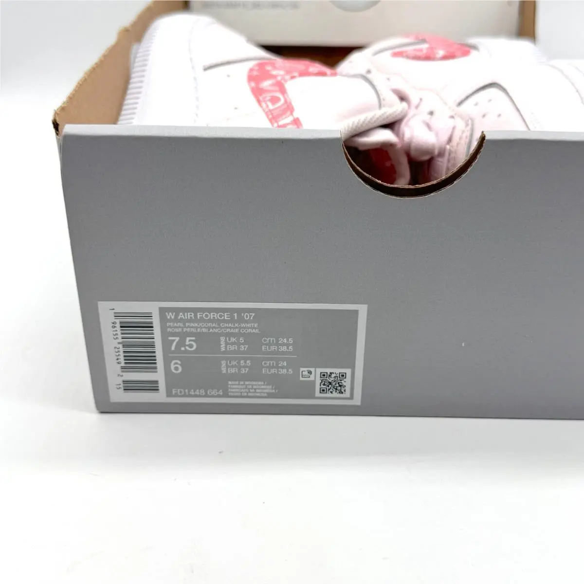 Nike shoes - Nike Air Force 1 `07 - FD1448-664 - Pink (UPC: 196155255492) 8