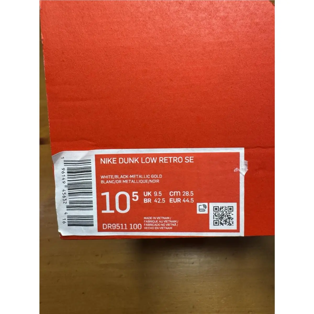 Nike shoes - Nike Dunk Retro Low - Dunk Retro Low - DR9511-100 - Black 7