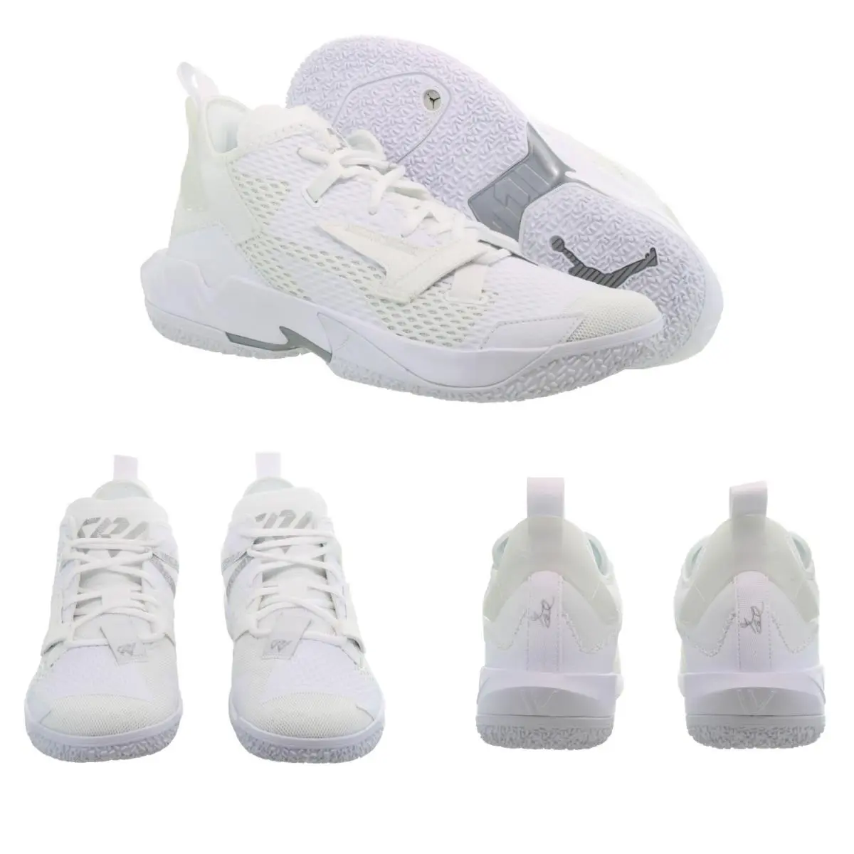 Nike shoes - Nike Jordan Why Not Zero 4 - CQ4230 101 - Triple White, Metallic Silver 1