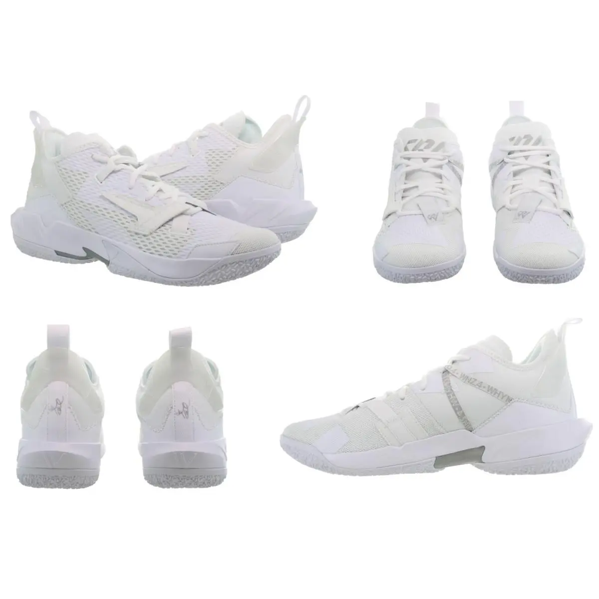 Nike shoes - Nike Jordan Why Not Zero 4 - CQ4230 101 - Triple White, Metallic Silver 5