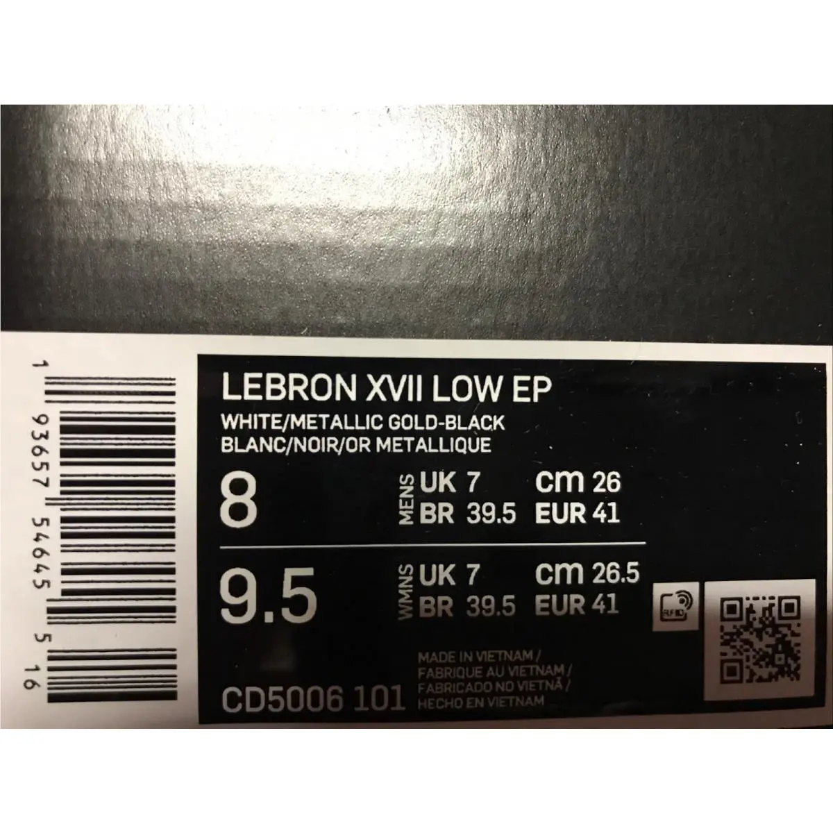 Nike shoes - Lebron - Lebron - CD5006-101 - White (UPC: 0193657546455) 3