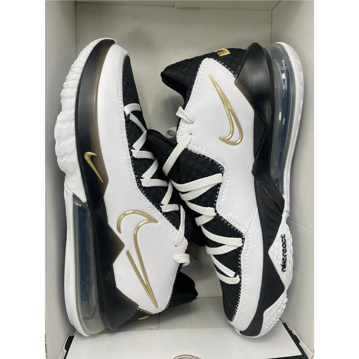 Nike shoes - CD5006101 - CD5006 101 - White/Metallic Gold-Black (UPC: 193657546479) 5