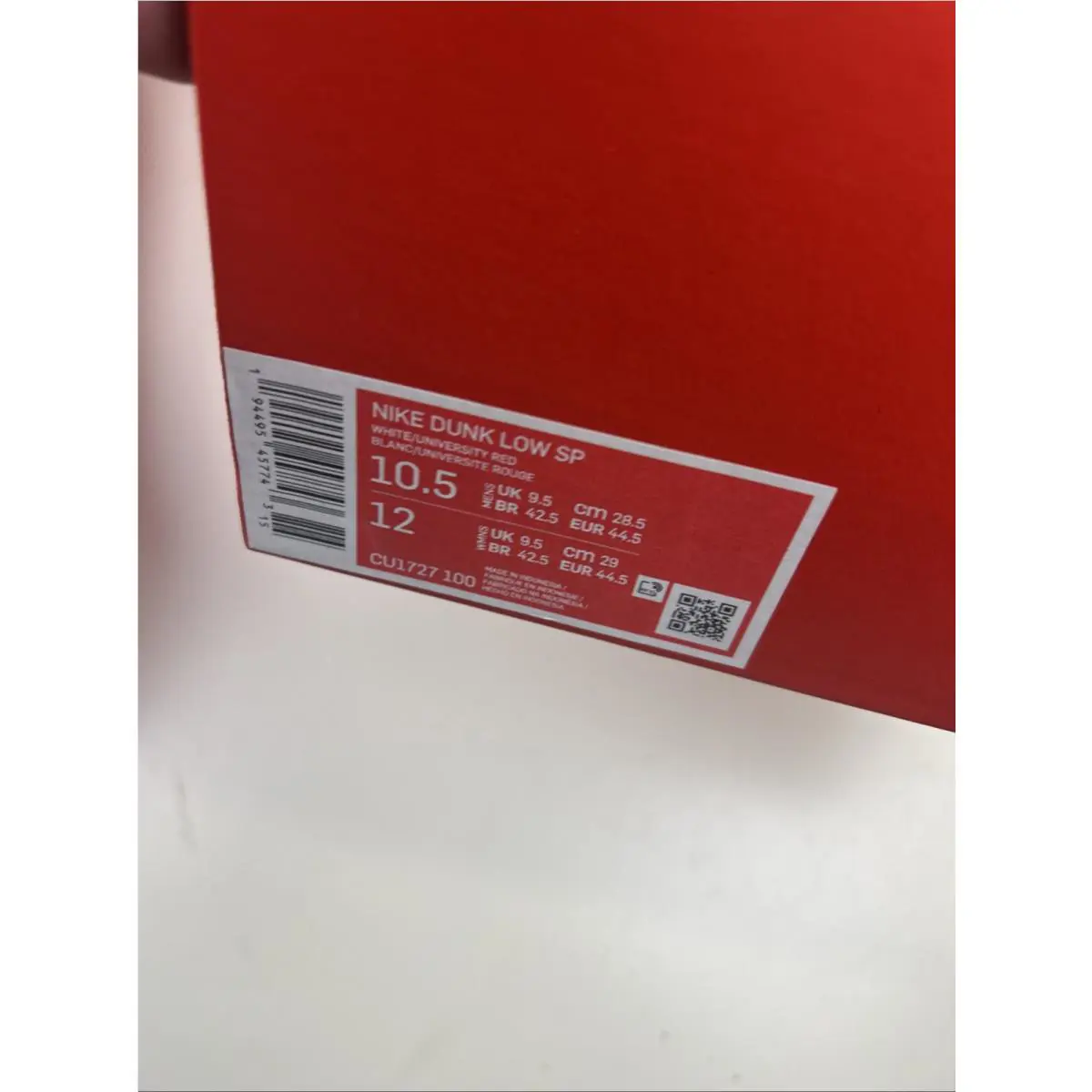 Nike shoes - Nike Dunk - Dunk - CU1727-100 - Red 13