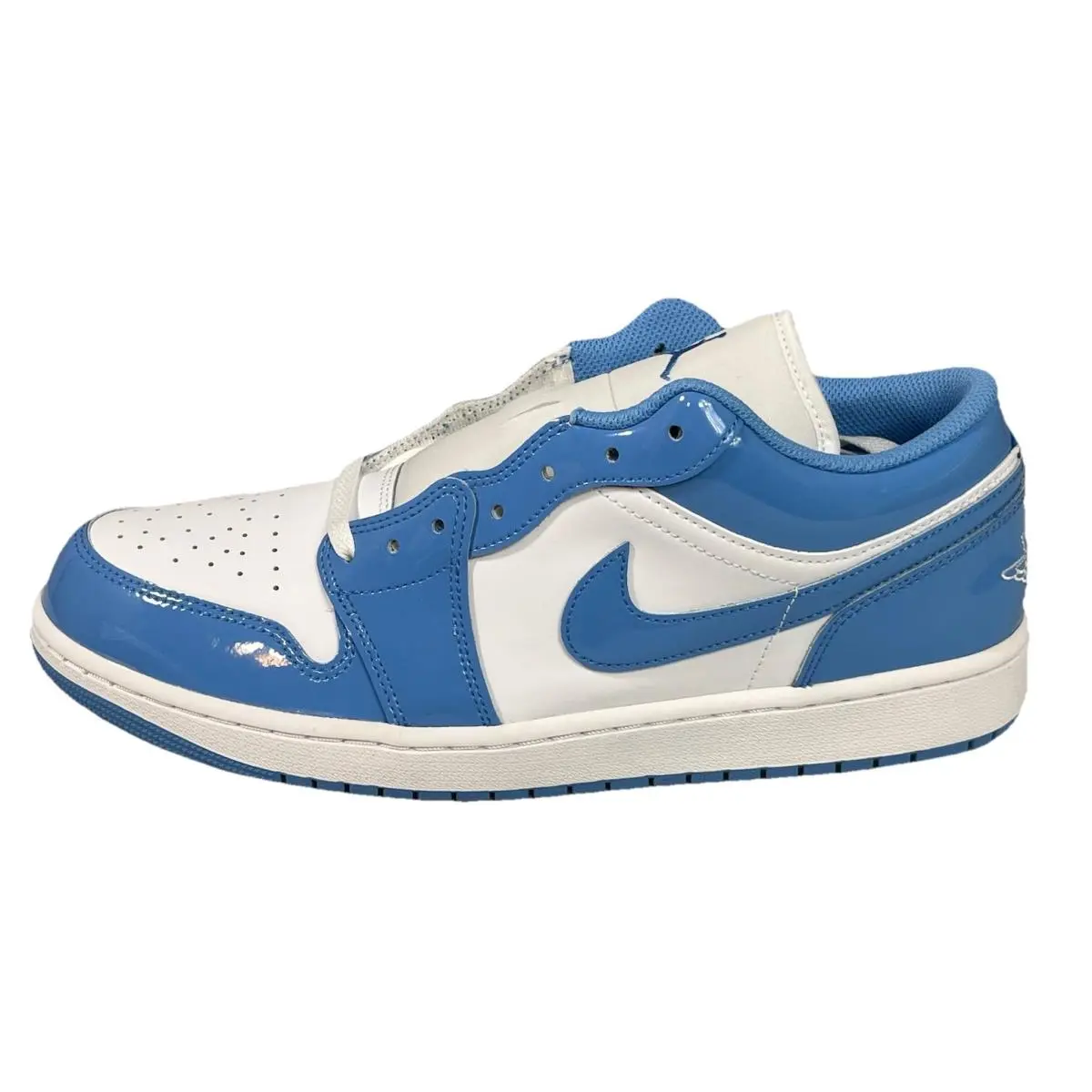 Nike Air Jordan 1 Low Legend Blue White Unc Blue Sneaker FZ2138-114 Mens Size