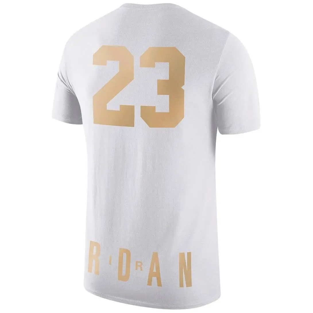 Nike clothing - NIKE AIR JORDAN 11 CLOSING CEREMONY - 823333-104 - White/Gold (UPC: 0886915649301) 2