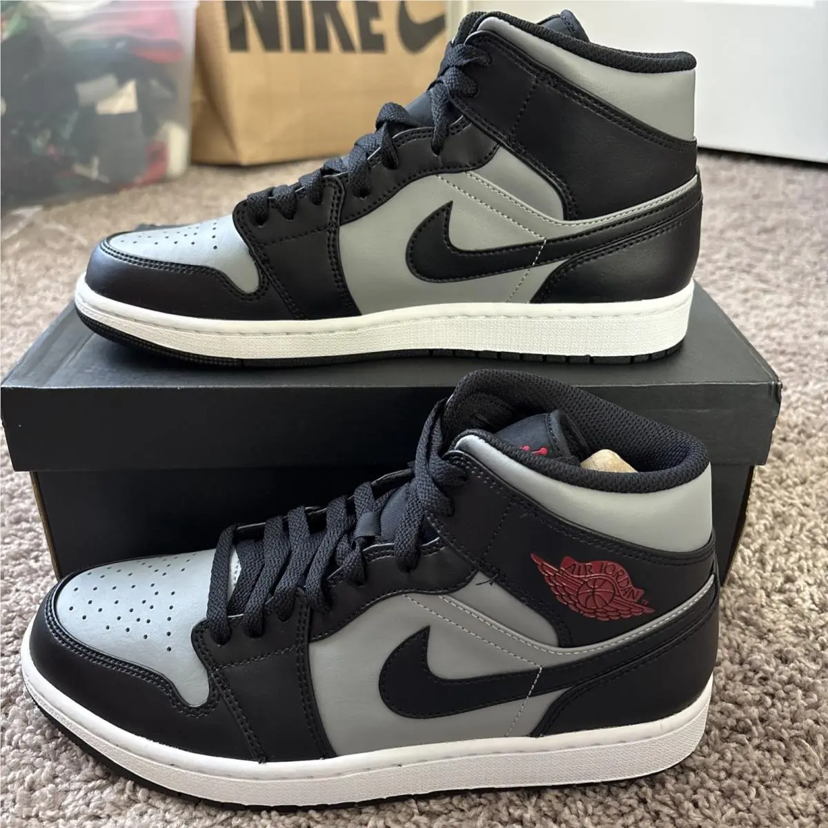 Nike shoes - Air Jordan 1 - Air - 554724-096 - Black 3
