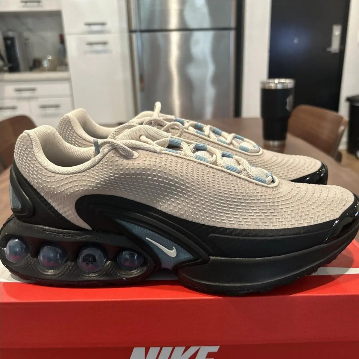 Nike shoes - Nike Air Max DN - Air Max - Hq3478-104 - Ivory, Manufacturer: Light Orewood Brown/Black/Denim Turquoise/Light Orewood Brown 4