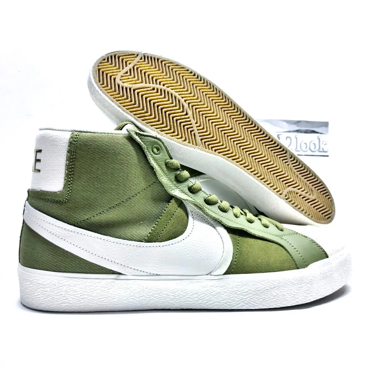 Nike SB Zoom Blazer Mid Prm Plus Pilgrim/phantom Size Men`s 13 DR9144-300