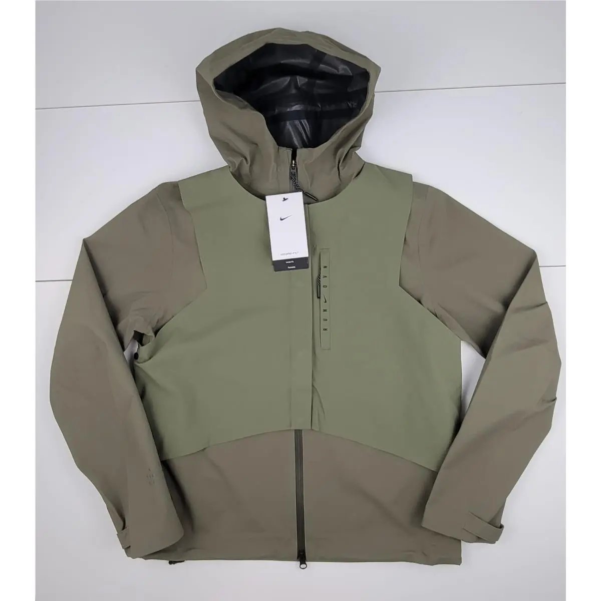 Nike Storm-fit Run Division Women Full-zip Hooded Jacket Size Xxl DV1247-222