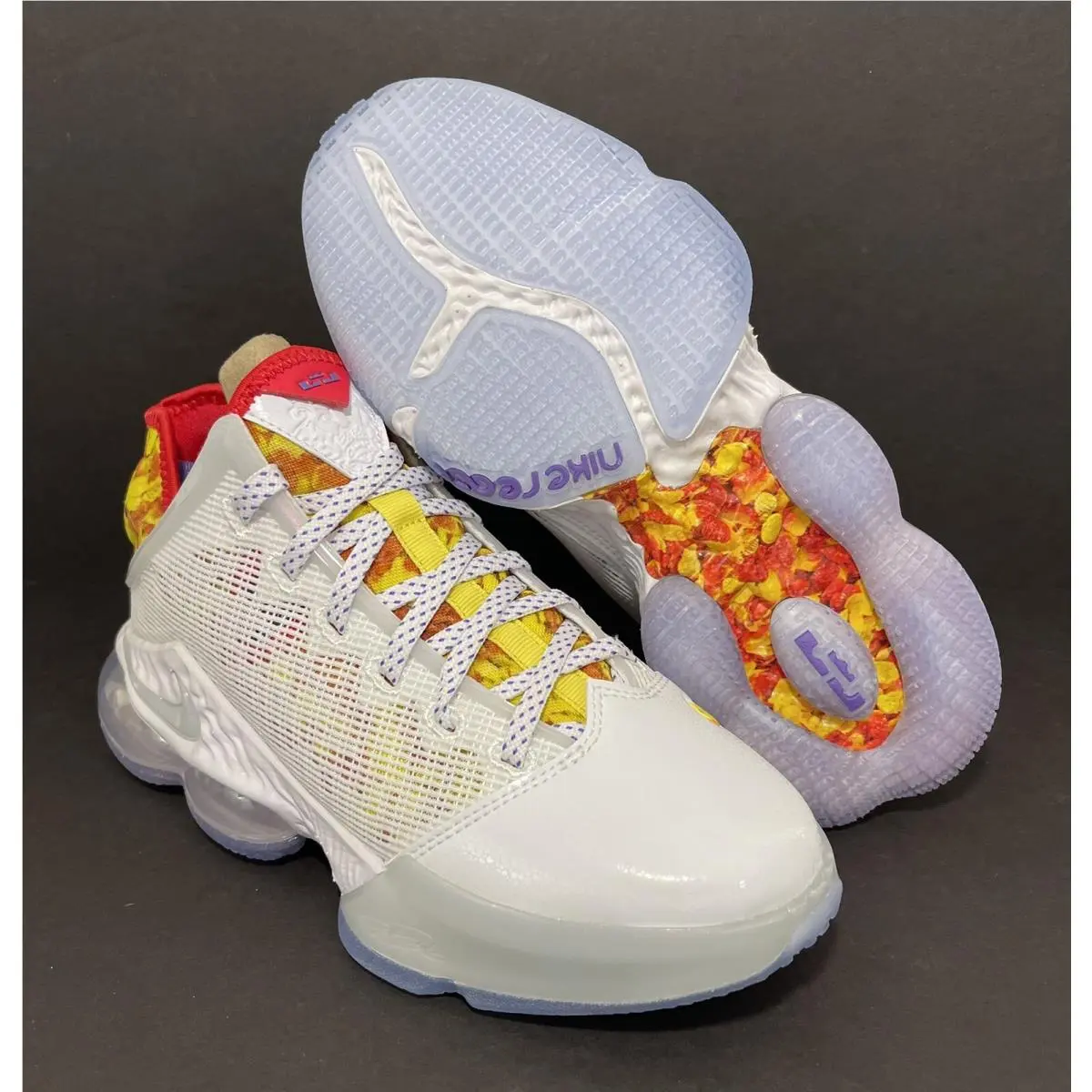 Nike shoes - Nike LeBron 19 - LeBron - DQ8344-100 - White (UPC: 195866467866) 8