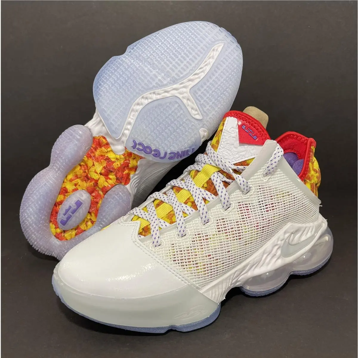 Nike shoes - Nike LeBron 19 - LeBron - DQ8344-100 - White (UPC: 195866467866) 9