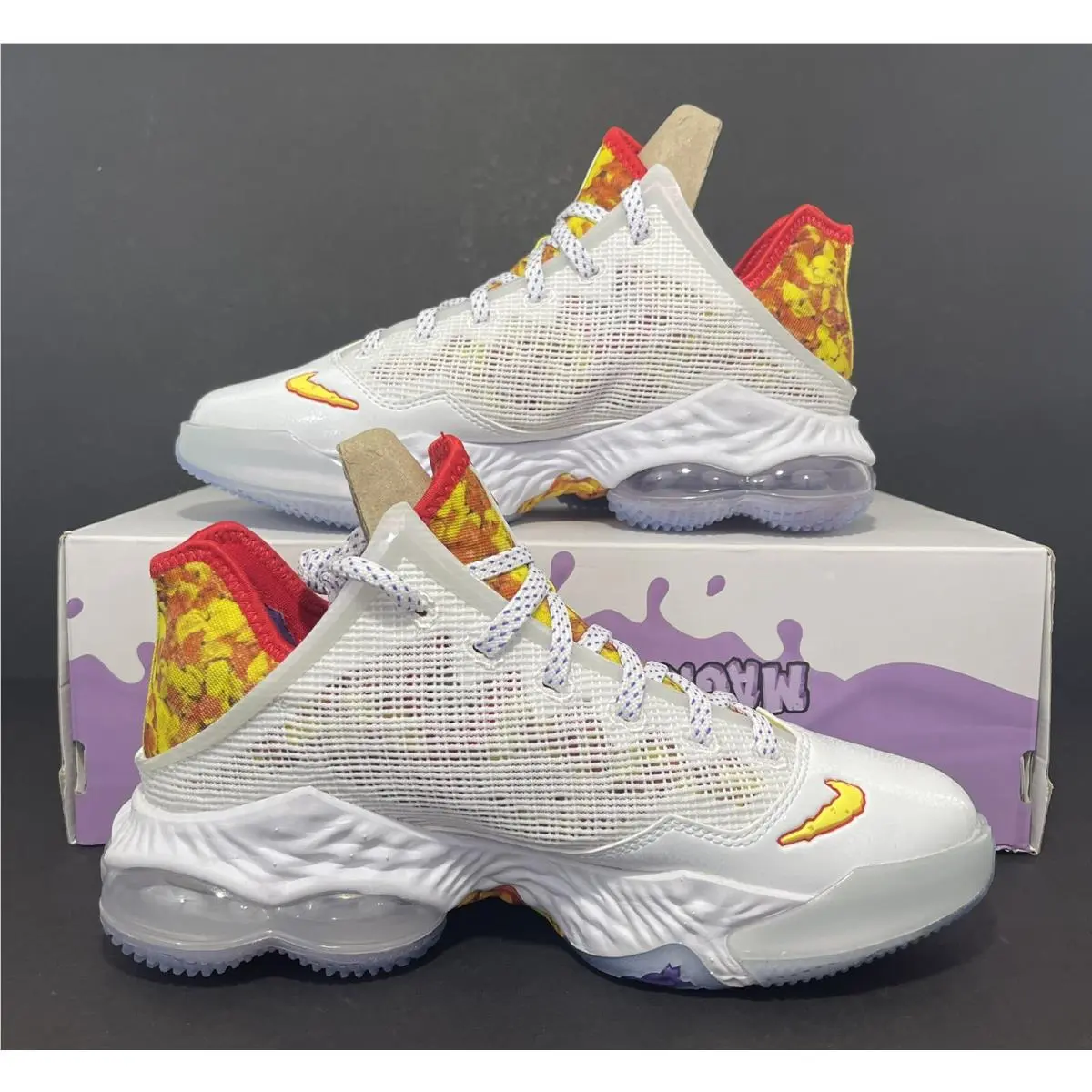 Nike shoes - Nike LeBron 19 - LeBron - DQ8344-100 - White (UPC: 195866467866) 0