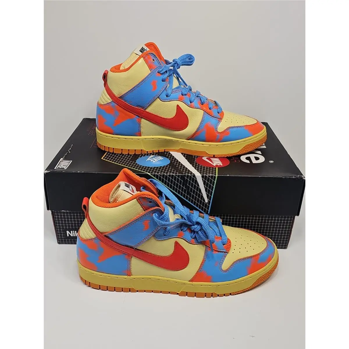 Dunk High 1985 SP Orange Acid Wash Mens Size 11.5 DD9404-800 by Nike