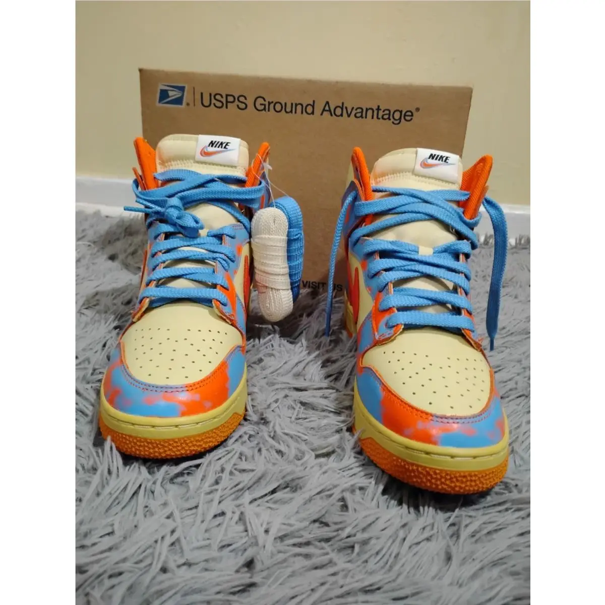 Nike shoes - Nike Dunk Hi - Dunk - DD9404-800 - Orange 0