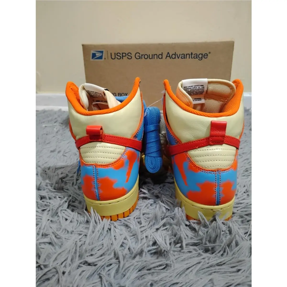 Nike shoes - Nike Dunk Hi - Dunk - DD9404-800 - Orange 3