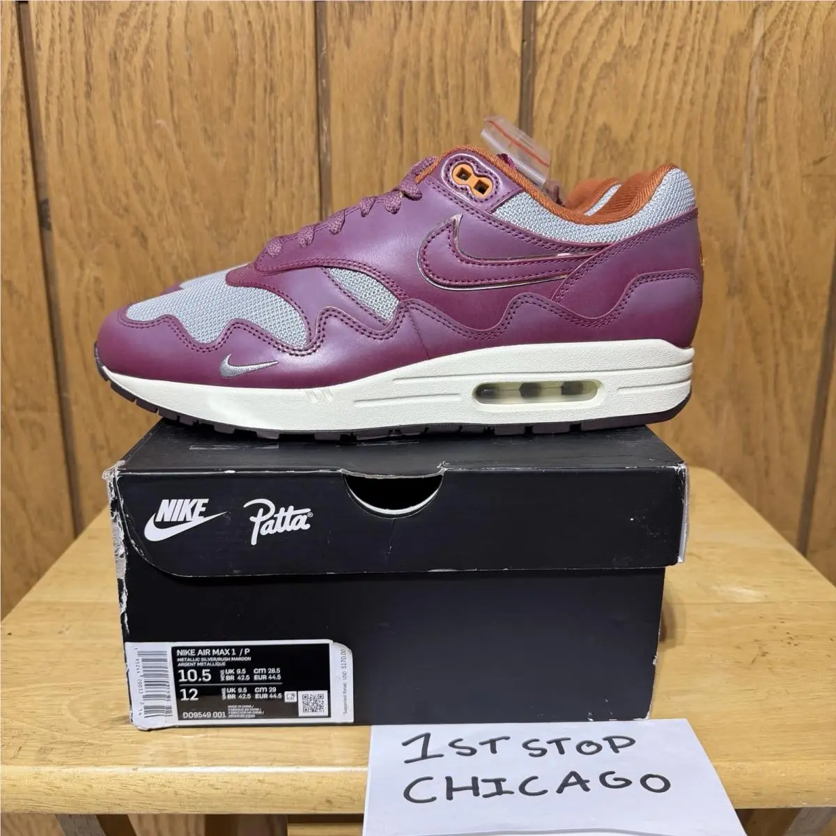 Nike shoes - Nike Air Max 1 - Air Max - DO9549-001 - Maroon 1