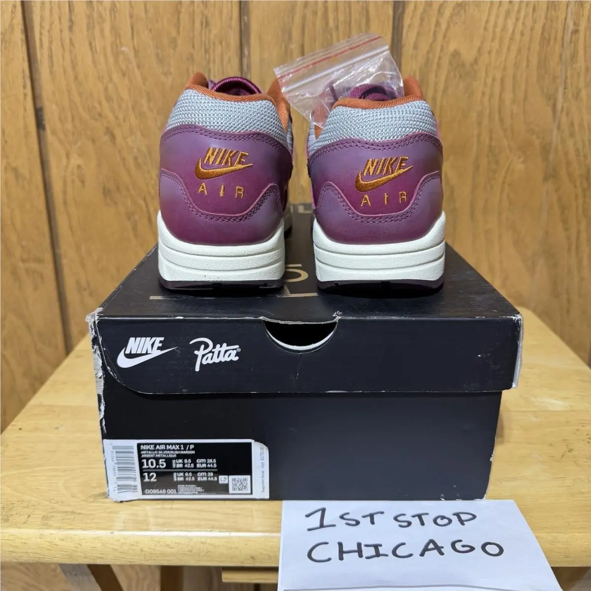 Nike shoes - Nike Air Max 1 - Air Max - DO9549-001 - Maroon 2