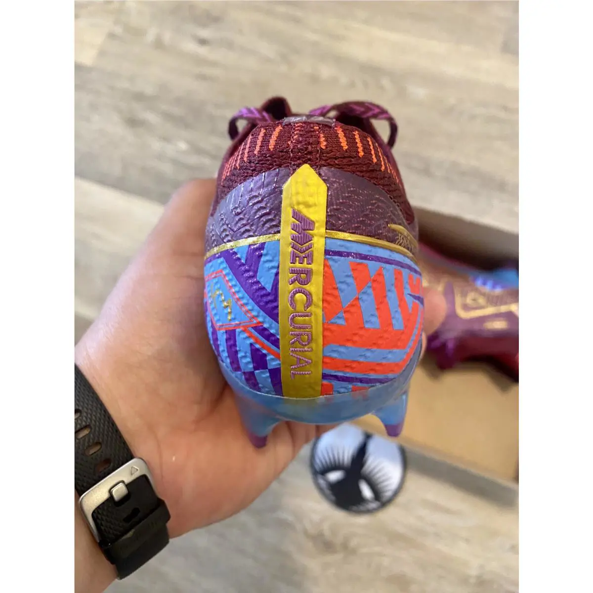 Nike shoes - Nike Zoom Mercurial Vapor 15 Elite FG - DR9996-694 - Dark Beetroot/University Blue/Vivid Purple/Metallic Vivid Gold (UPC: 196149229034) 0