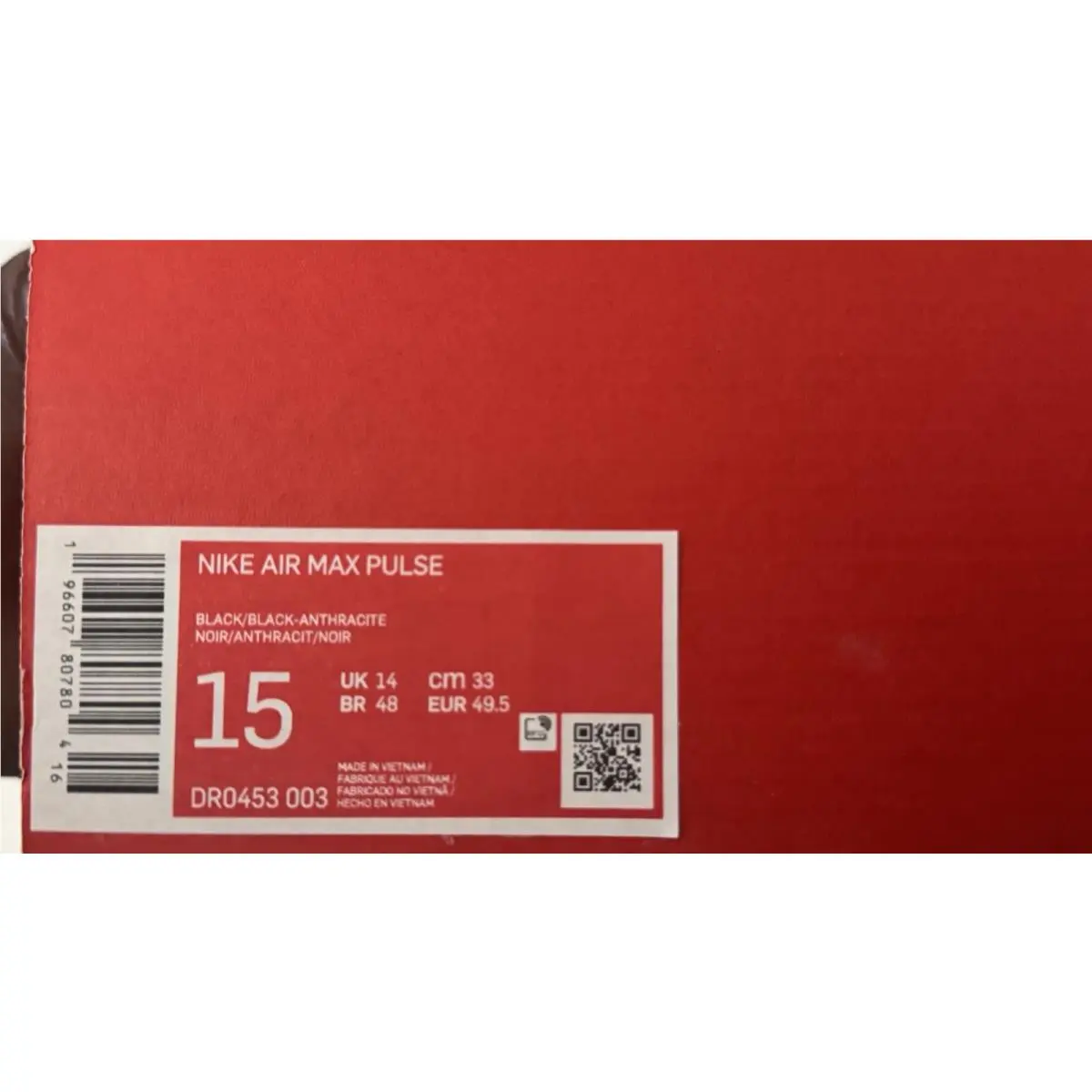 Nike shoes - Nike Air Max Pulse - Air Max Pulse - DR0453-003 - Black (UPC: 196607807804) 0