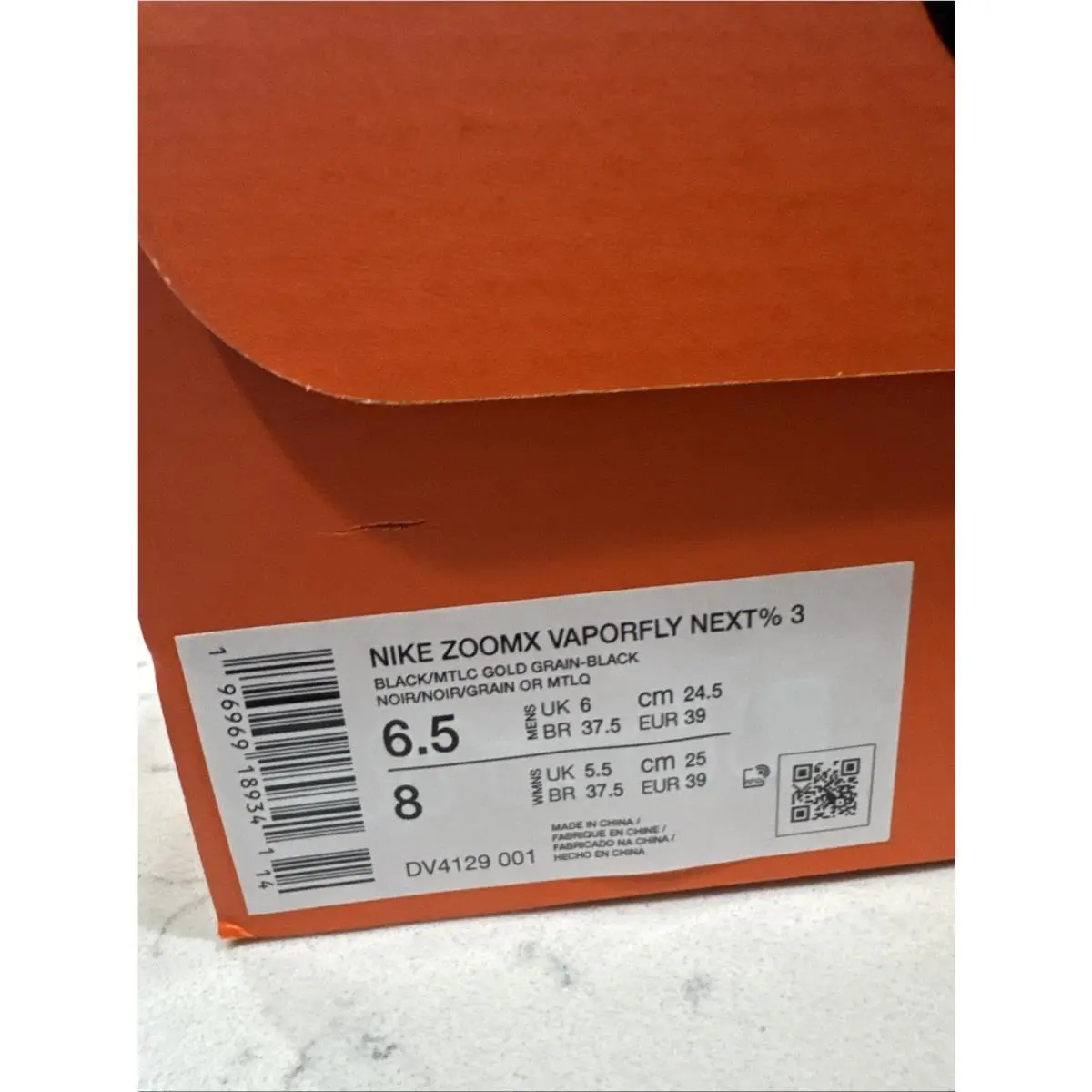Nike shoes - Nike ZoomX Vaporfly Next% 3 - DV4129-001 - Black (UPC: 196969189341) 9