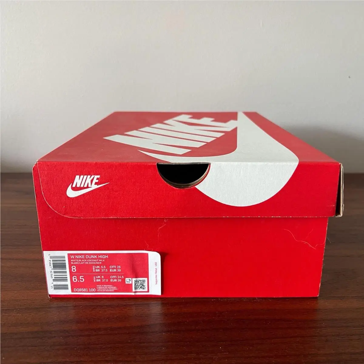 Nike shoes - Nike Dunk High - Dunk High - DQ8581-100 - Multicolor, Manufacturer: White / Black / Coconut Milk 5