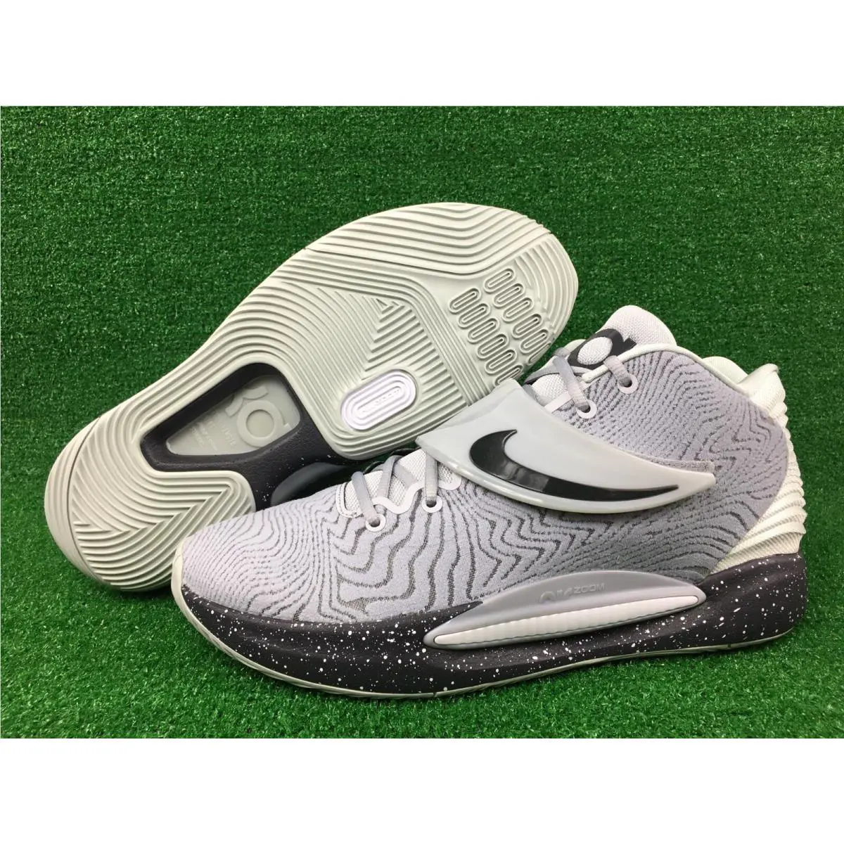 Nike shoes - Nike KD 14 - DA7850 002 - Wolf Grey DK Smoke Grey 5