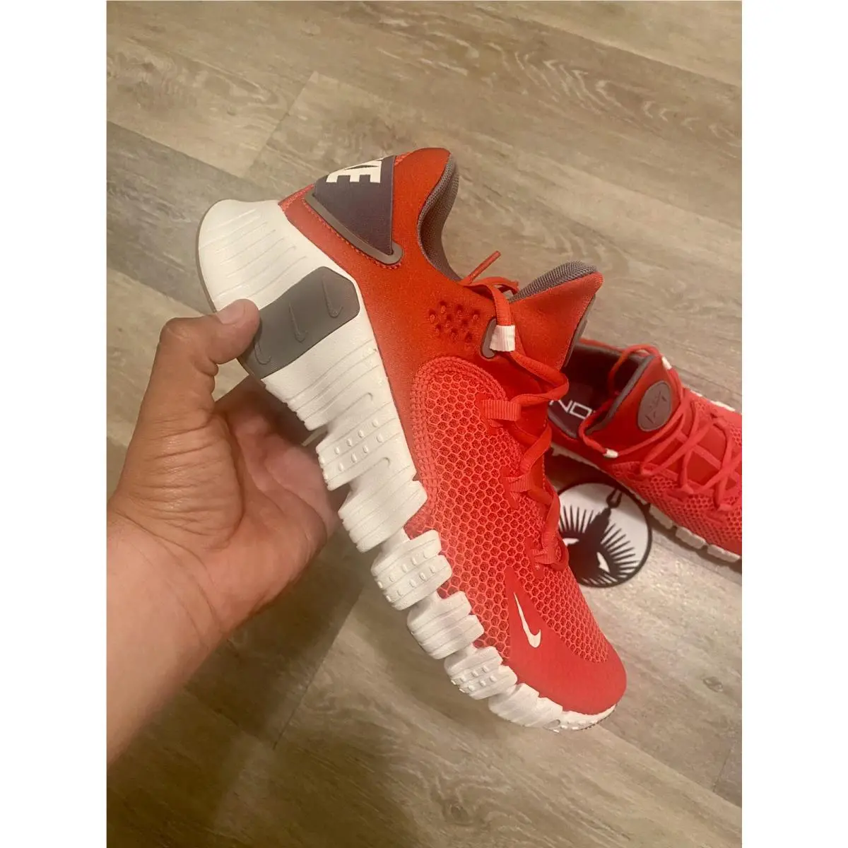 Nike shoes - Nike Free Metcon 4 - Free Metcon - CT3886-602 - Light Crimson/Flat Pewter/Gum Medium Brown/Phantom (UPC: 196154519908) 8