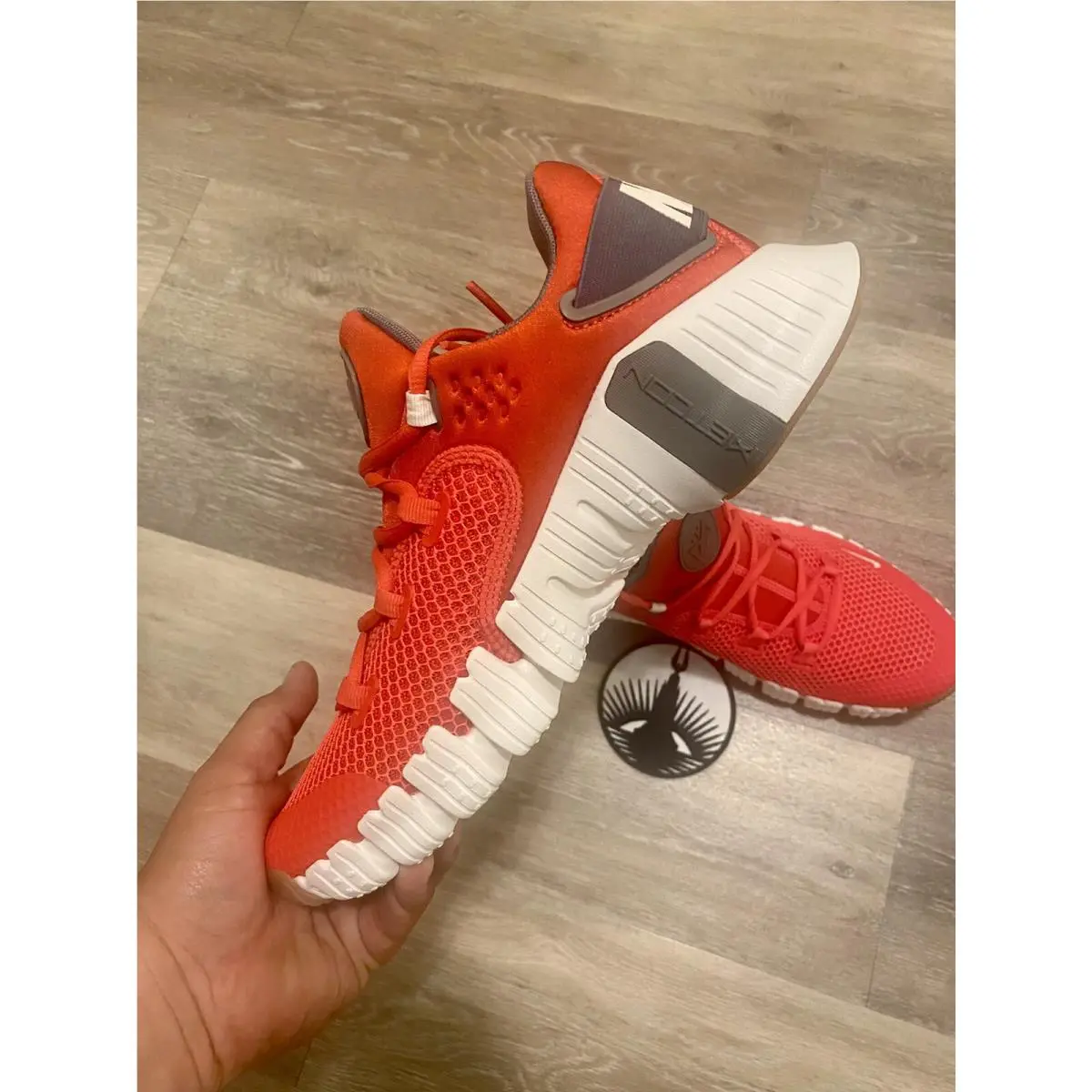 Nike shoes - Nike Free Metcon 4 - Free Metcon - CT3886-602 - Light Crimson/Flat Pewter/Gum Medium Brown/Phantom (UPC: 196154519908) 3