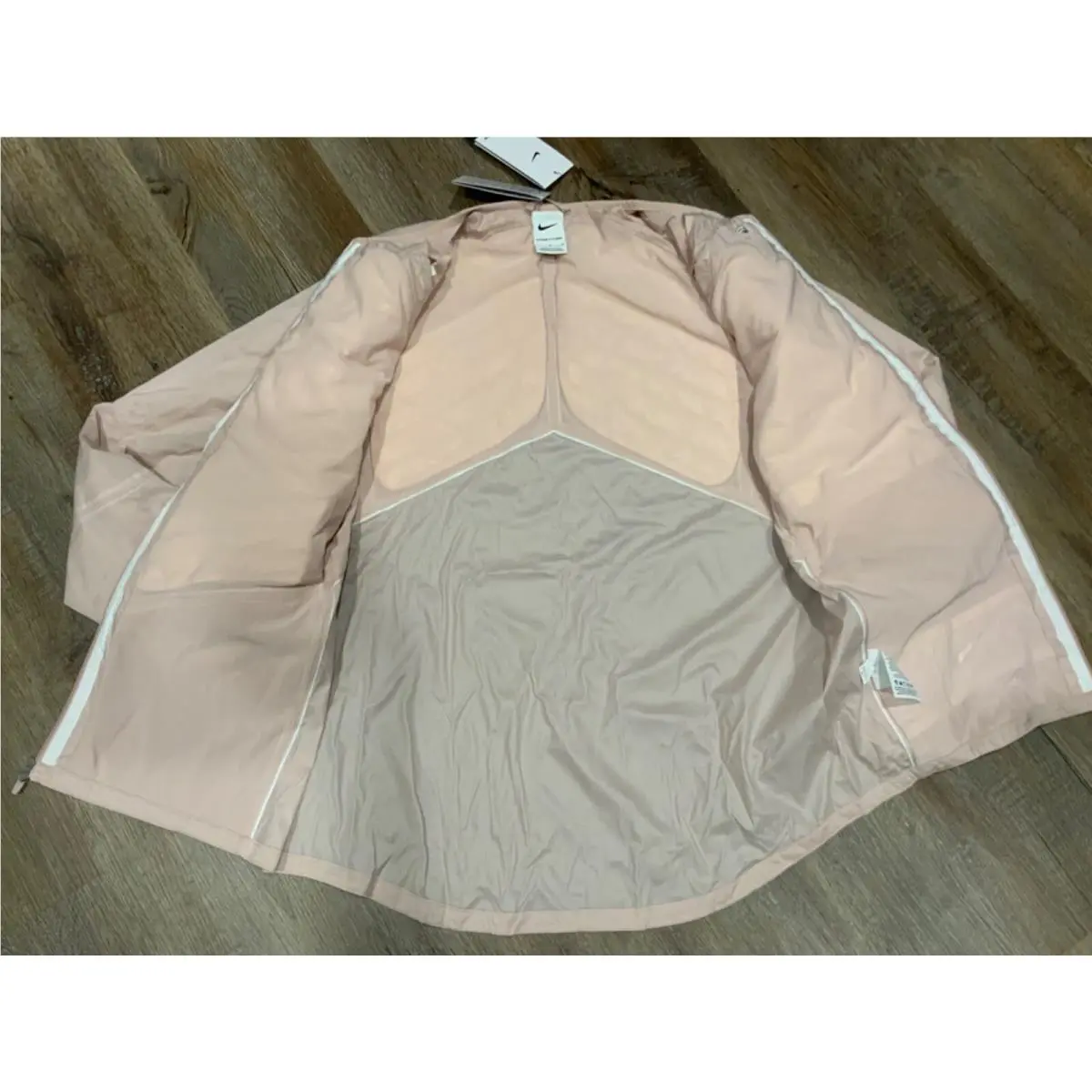 Nike clothing - Nike Storm-FIT ADV Run Division Women`s Running Jacket - DD6419-601 - Pink Oxford/Sail (UPC: 0195243274278) 3