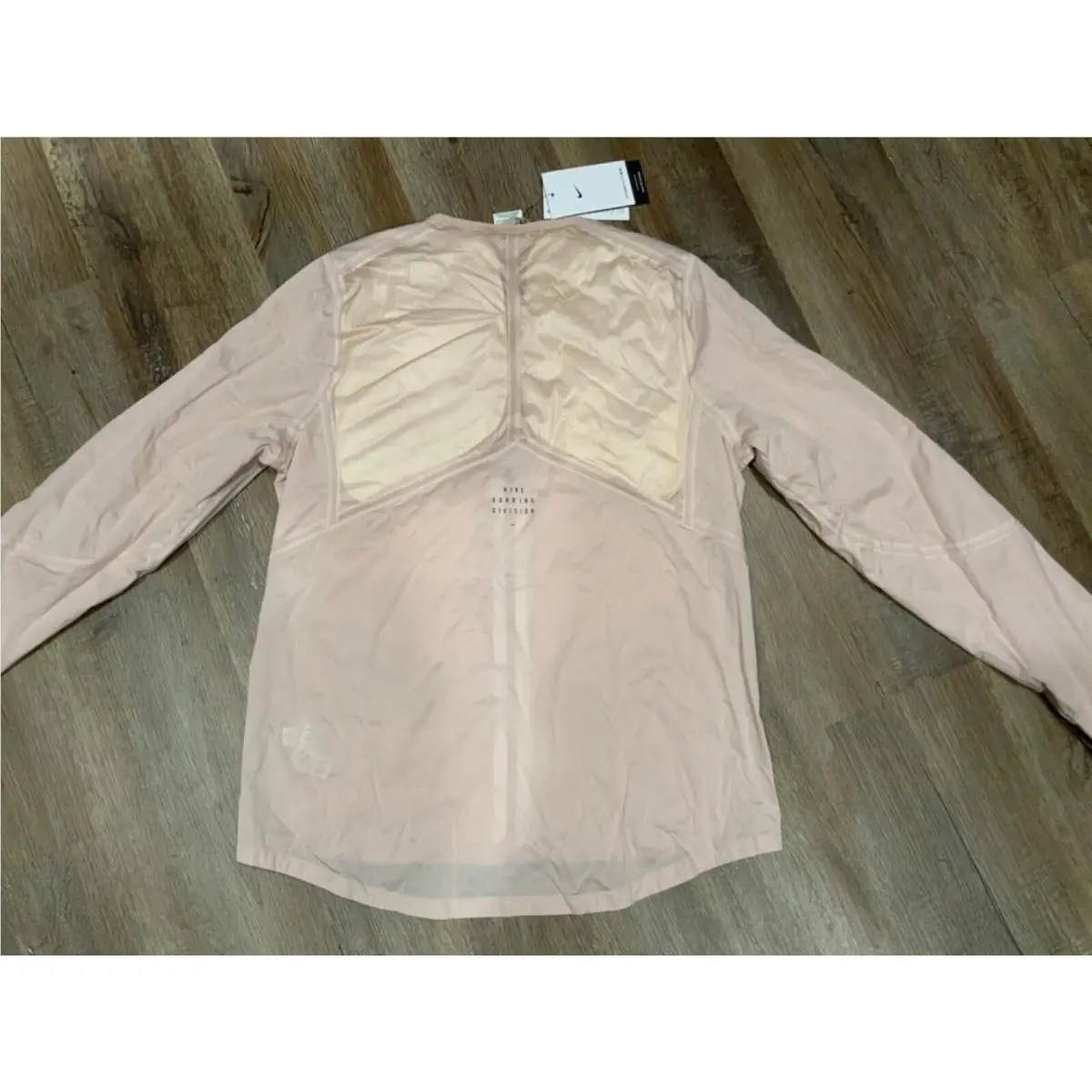 Nike clothing - Nike Storm-FIT ADV Run Division Women`s Running Jacket - DD6419-601 - Pink Oxford/Sail (UPC: 0195243274278) 4