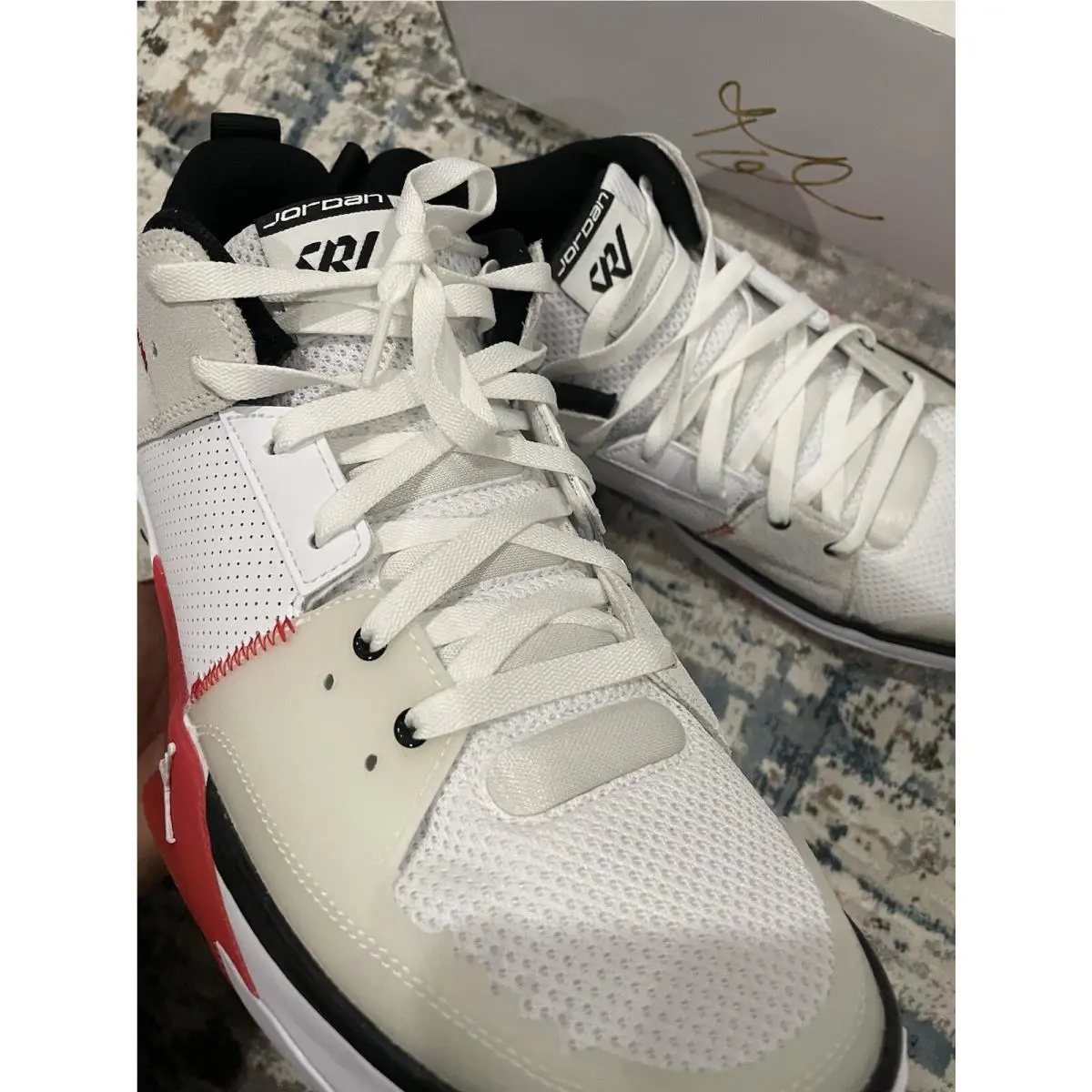 Nike shoes - Jordan One Take 5 - One Take - FD2335 106 - Black White Red Multi (UPC: 0196975547487) 2