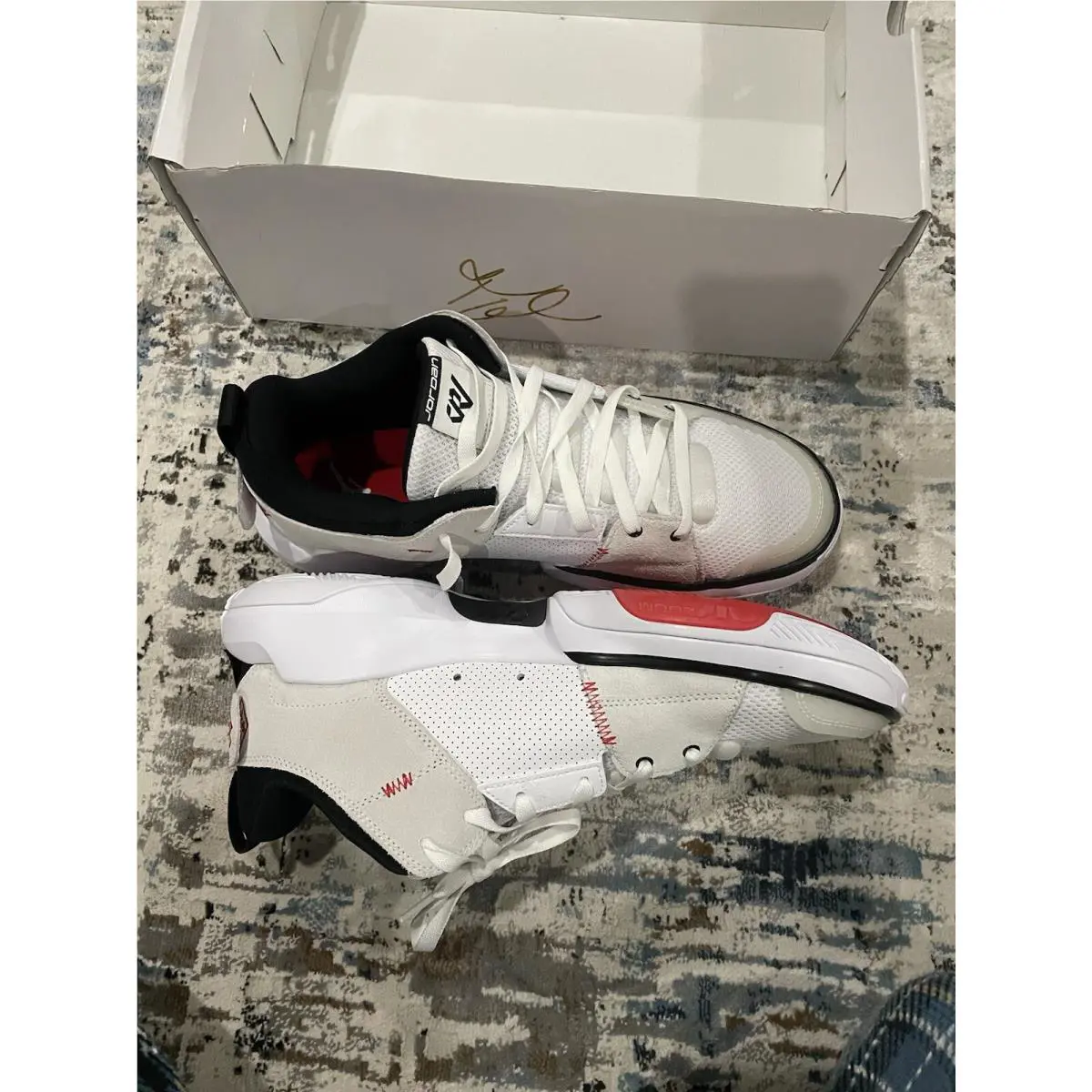 Nike shoes - Jordan One Take 5 - One Take - FD2335 106 - Black White Red Multi (UPC: 0196975547487) 3