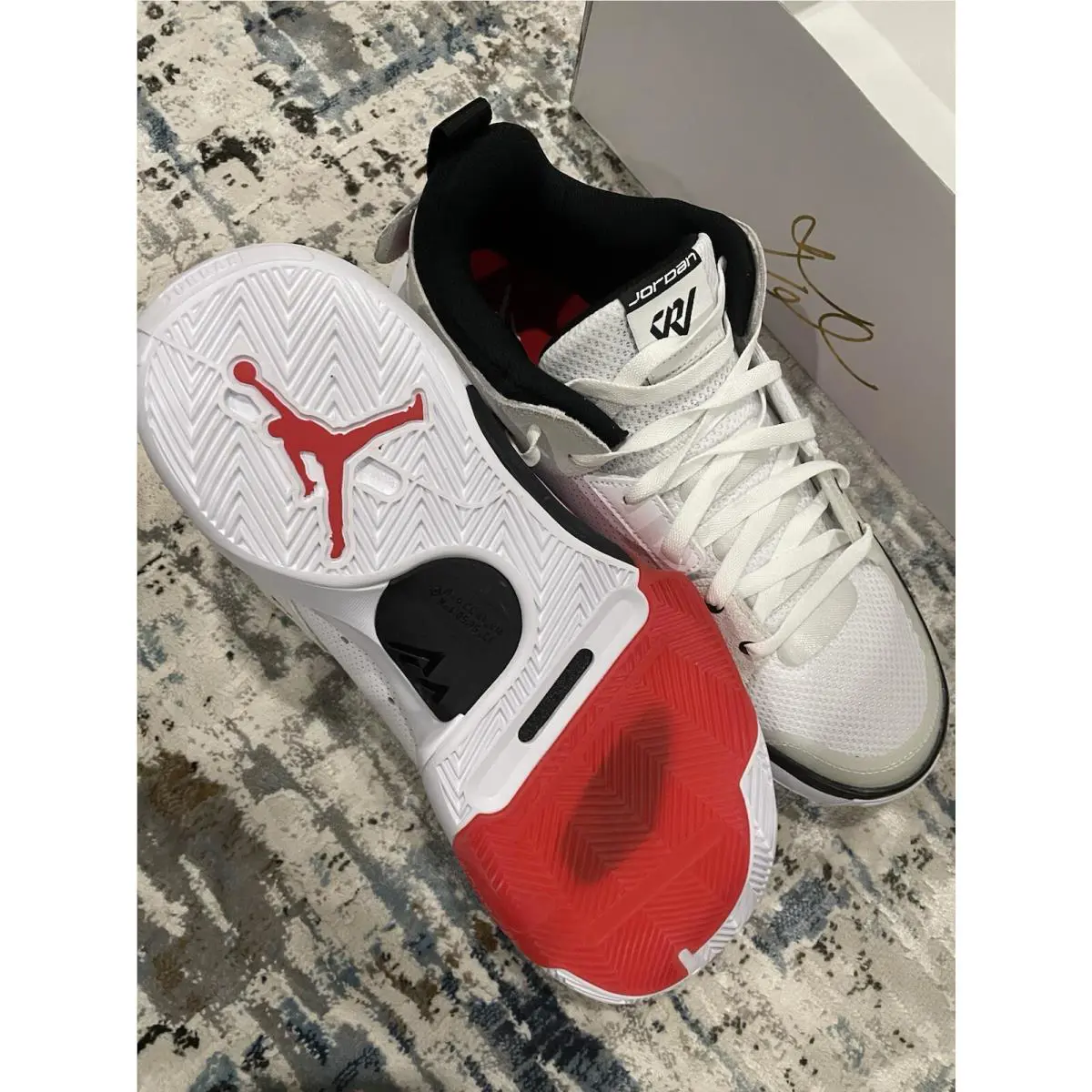 Nike shoes - Jordan One Take 5 - One Take - FD2335 106 - Black White Red Multi (UPC: 0196975547487) 4